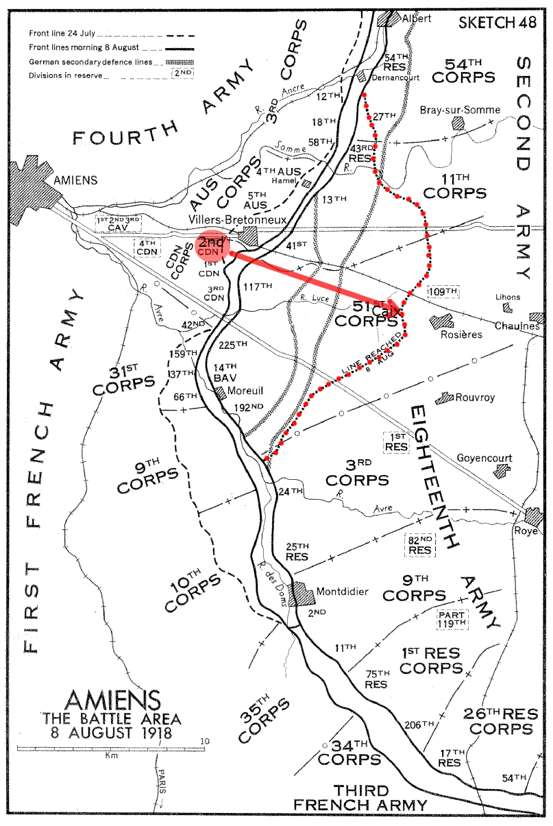 The 31st Bn part of the 2nd Division took part in this successful attack