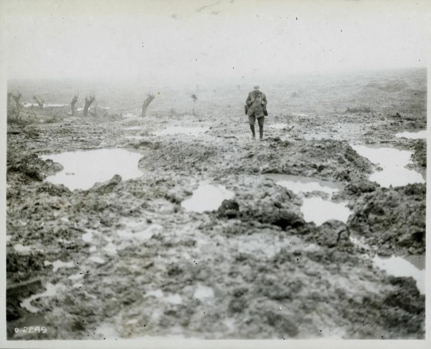 A Field of Mud was the battleground of Passchendaele in 1917